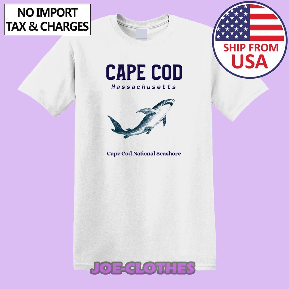 Cape Cod National Seashore Shark Men's White Size S-5XL