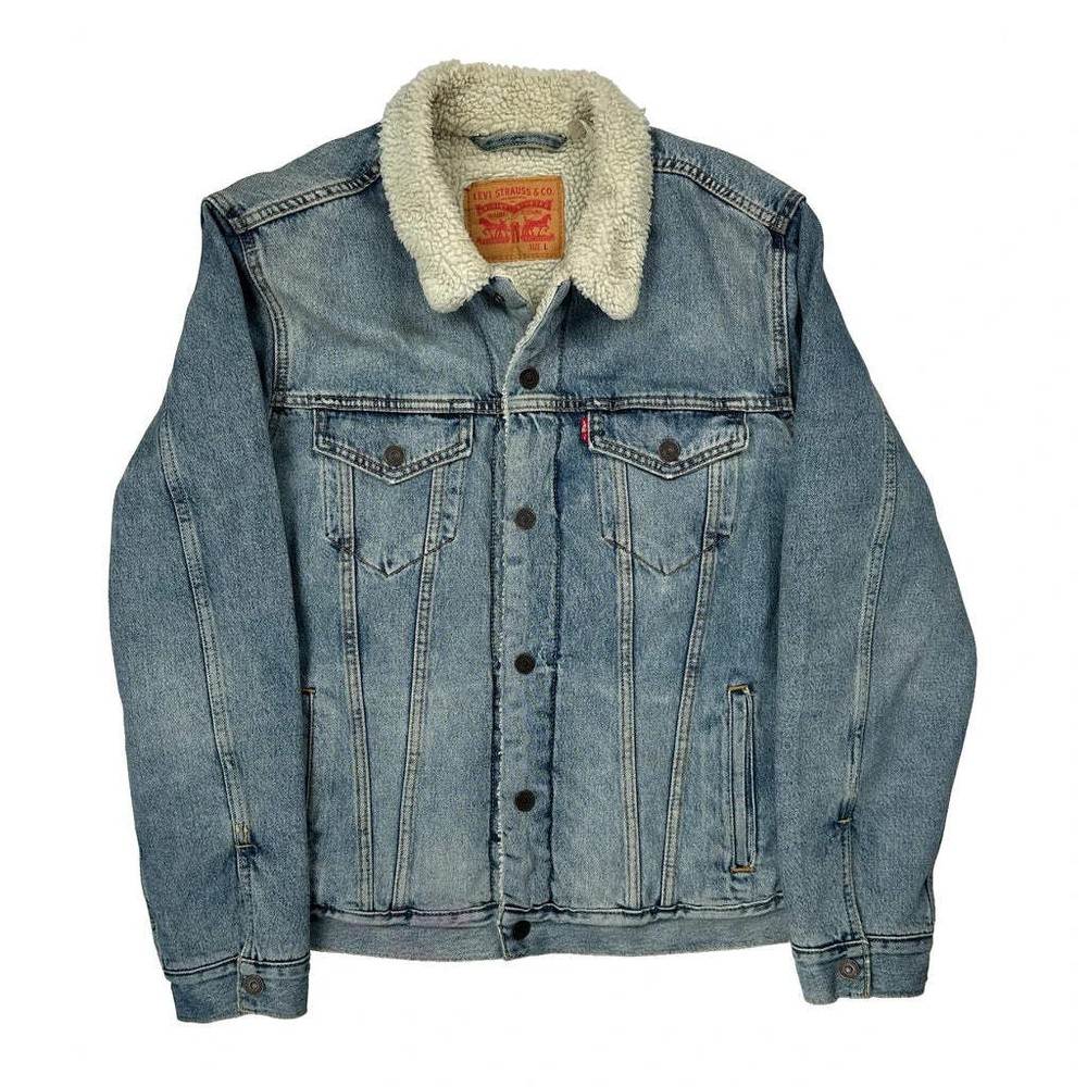 Levis Denim Jacket - Large Blue Denim