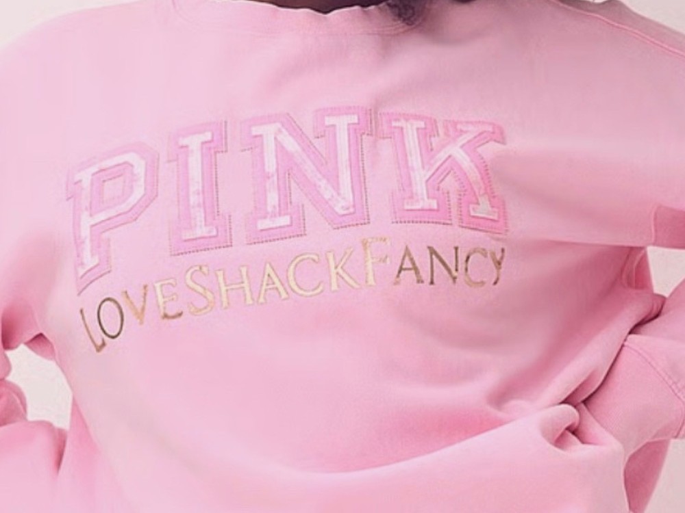 Victoria’s Secret, M, PINK X LoveShackFancy, Sweatshirt