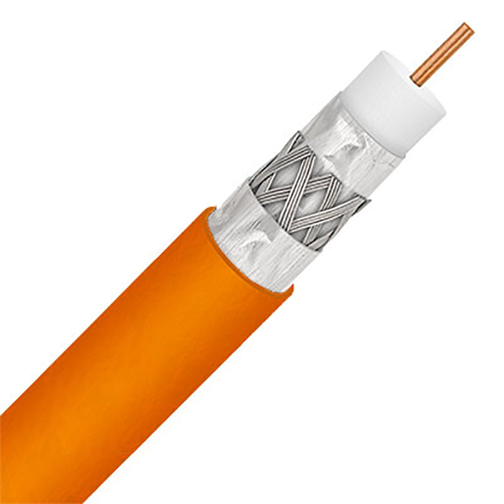 1000ft Direct Burial RG6 Coax Cable 18AWG Tri-Shield Gel Flood Protection