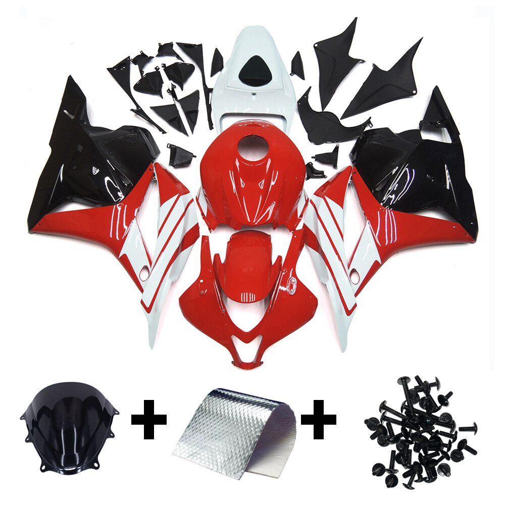 Red Black Fairing Kit for 2009-2012 Honda CBR600RR F5 Injection Plastic Bodywork