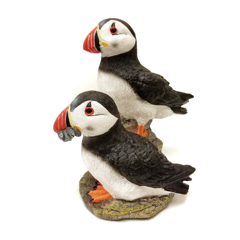 Puffin Couple Figurine