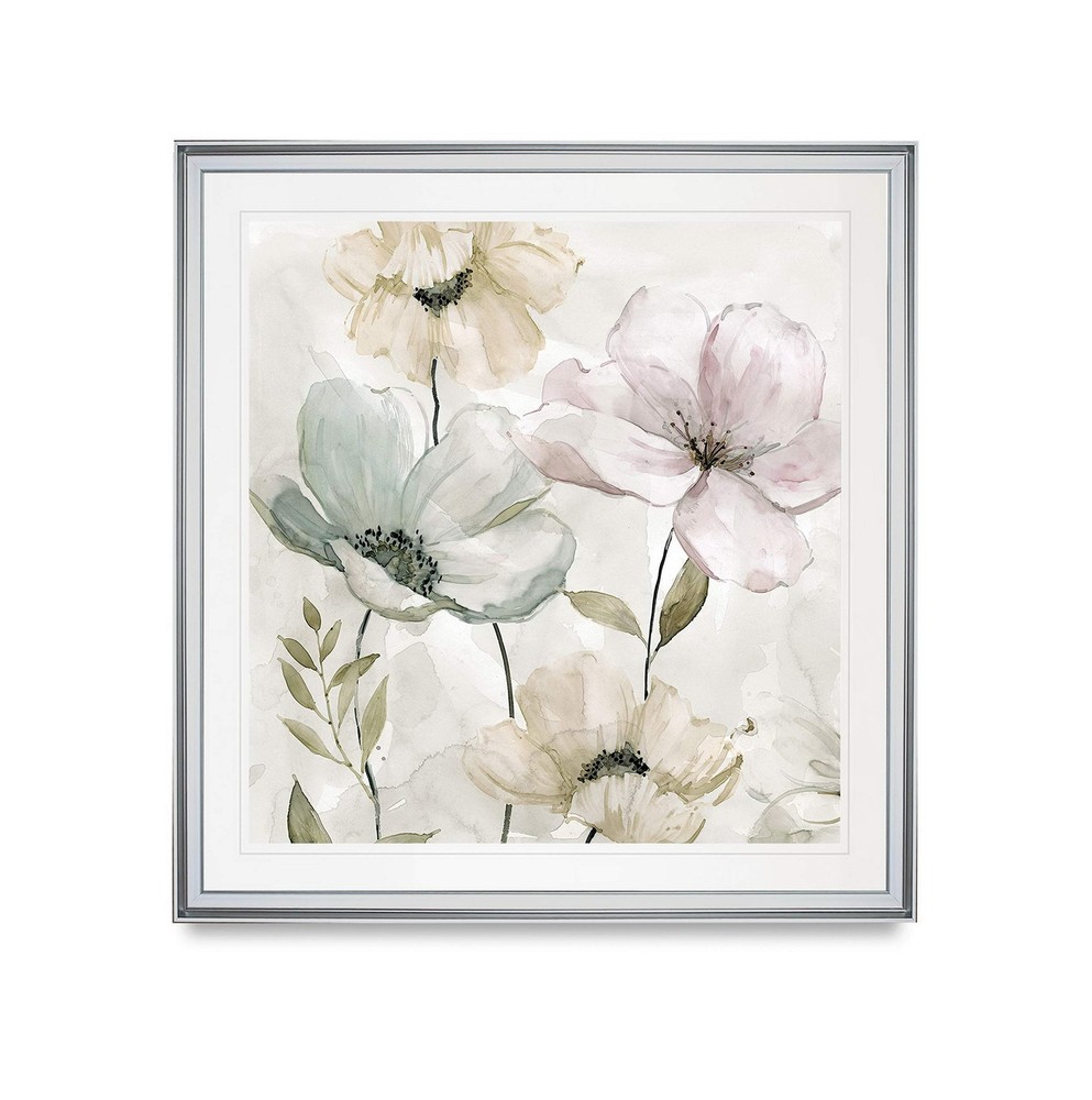 Garden Grays Detail I Flower Pictures Framed Wall Art Decor Paintings Fine Gi...