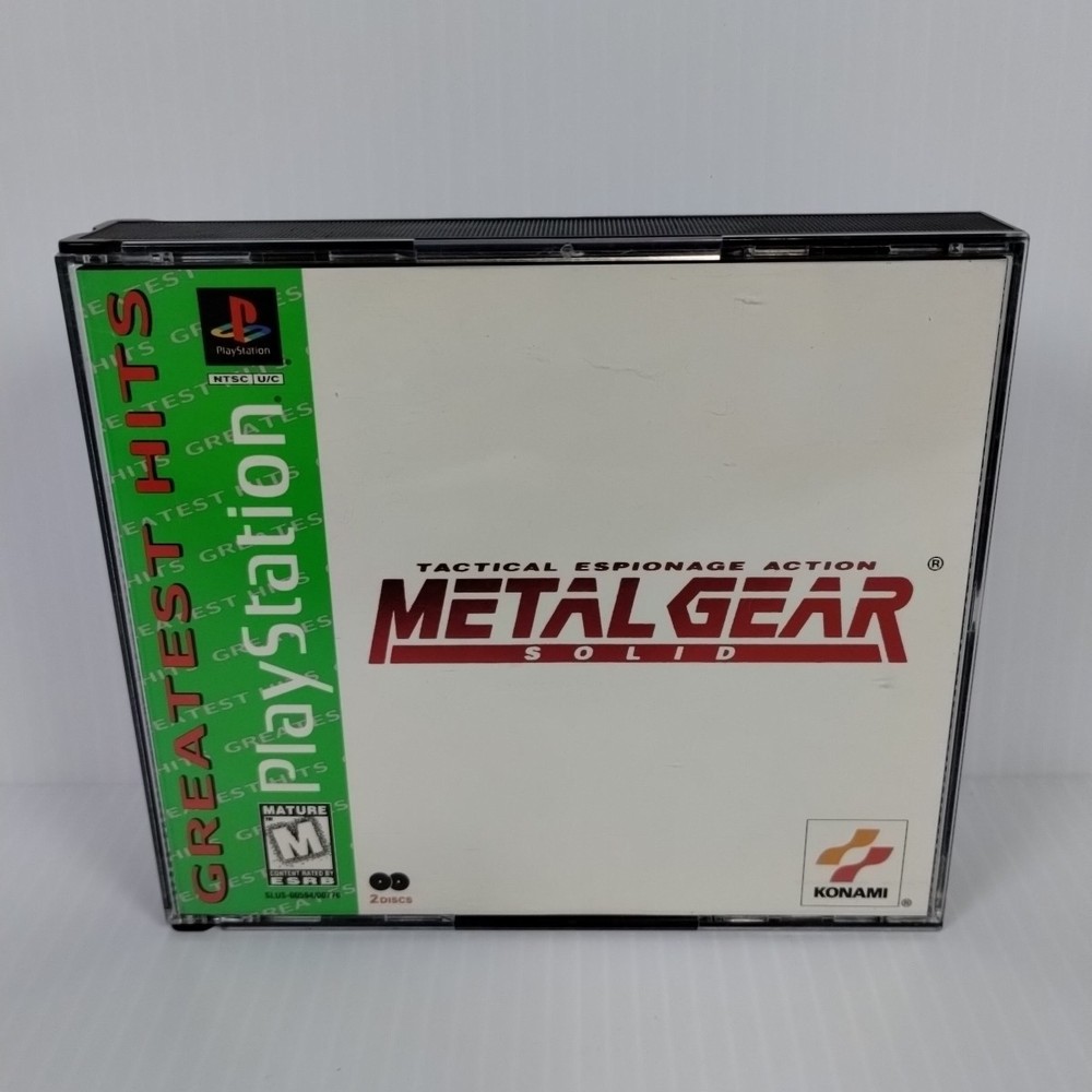 Metal Gear Solid [Greatest Hits] (Sony PlayStation) CIB - Tested - Free Shipping