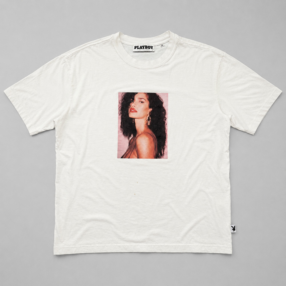 Playboy By PacSun White Tee Graphic Streetwear Shirt Men's XL