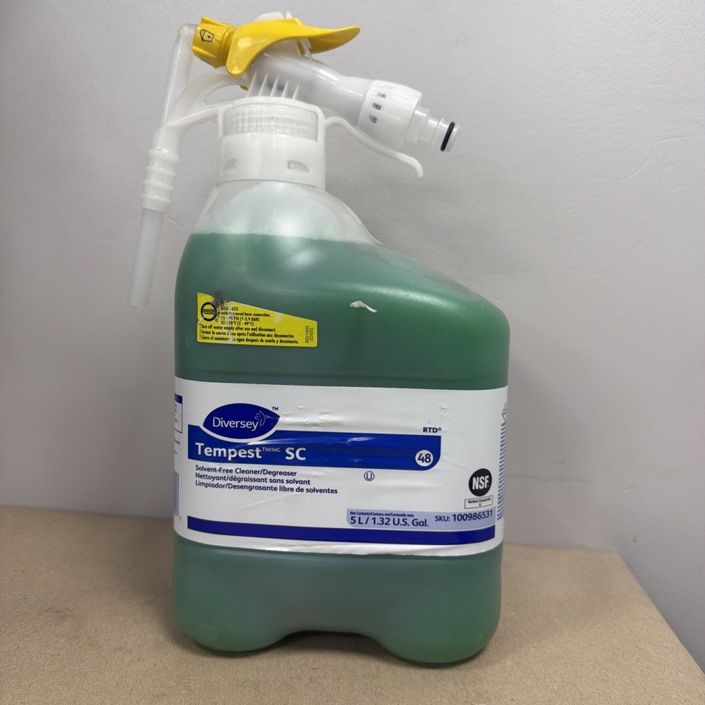 Diversey Tempest SC 100986531 Solvent-Free Cleaner/Degreaser-1.32 Gallon