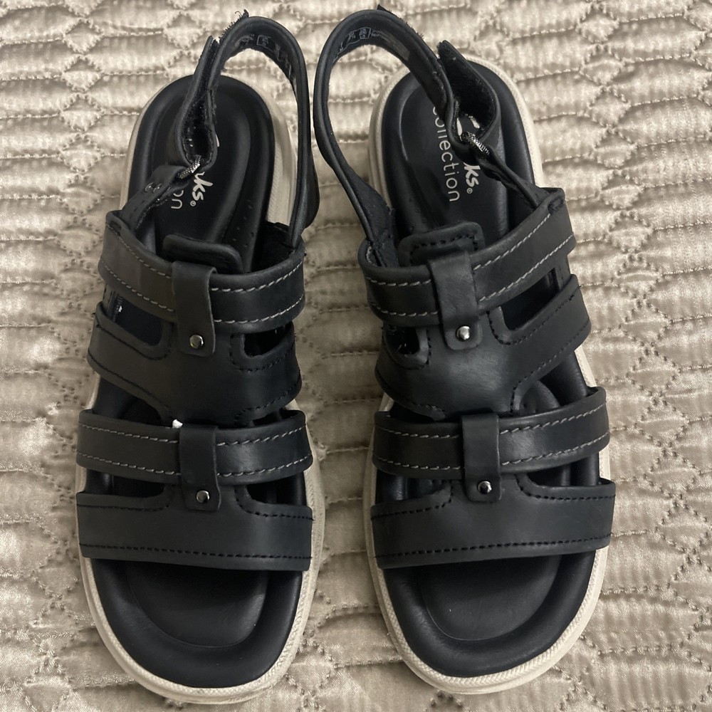Clarks Collection Women's Sandals. Black Size 7. Great Condition. Leather Upper