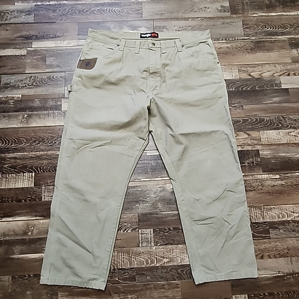 Wrangler Riggs Mens Size 44 x 30 Workwear Carpenter Relaxed RipStop Work Pants