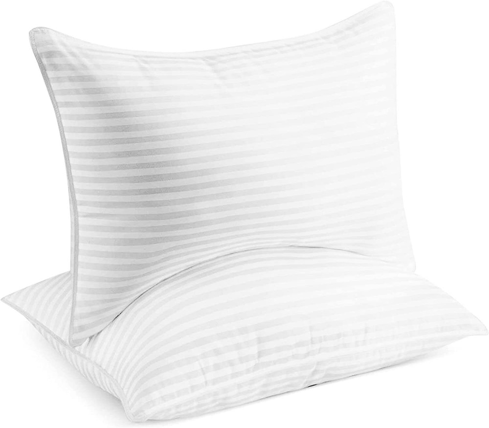 Beckham Hotel Collection Bed Pillows for Sleeping, Queen, Set of 2 -White