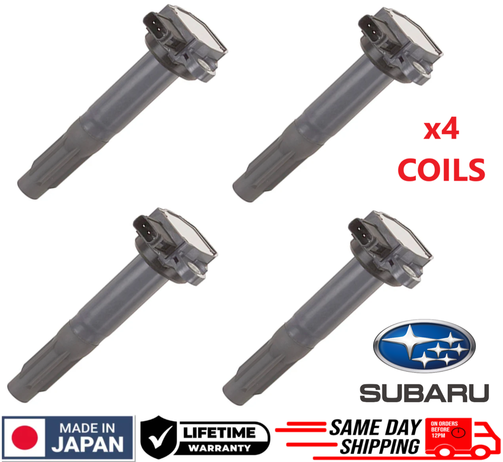 OEM Ignition Coils For 2010-2012 Subaru Legacy & Outback 2.5L, FK0376 GENUINE
