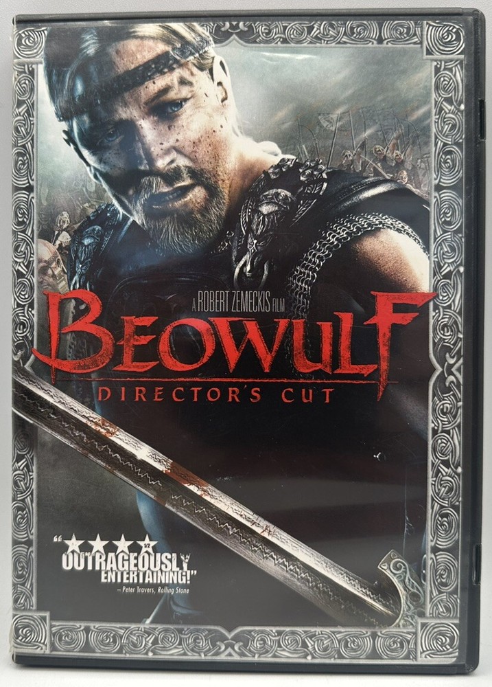 Beowulf DVD Widescreen Unrated Director's Cut Ray Winstone Anthony Hopkins 2008