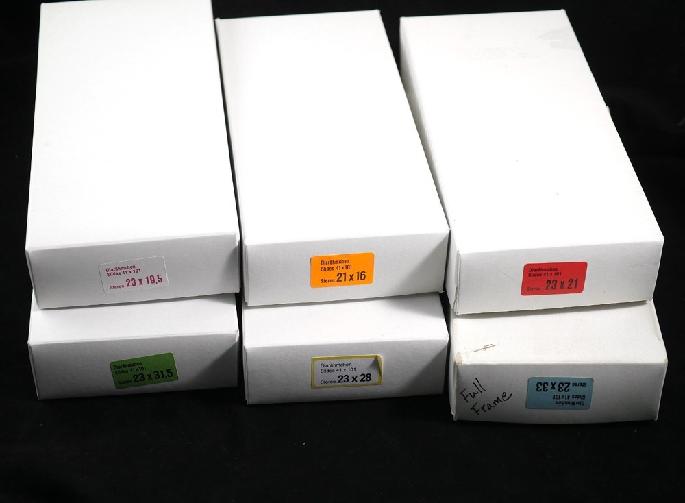 RBT Stereo 3D Mounts Box (50 pc) you select size (Realist, European, Full Frame)