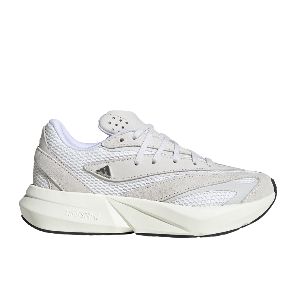 adidas Lightblaze Lace Up  Womens White Sneakers Casual Shoes JH6958