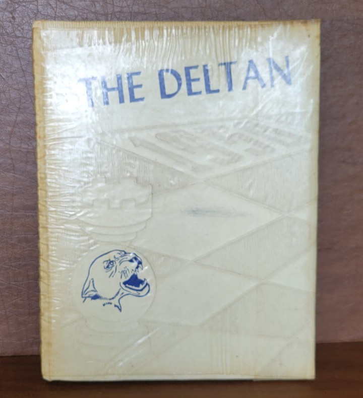 The Deltan 1958 Yearbook Lake Providence Louisiana High School Vintage Ephemera