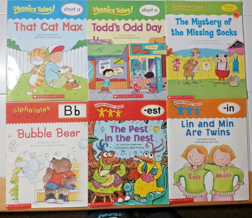 Lot of 21 Scholastic Sight Words Phonics Readers Alpha Tales