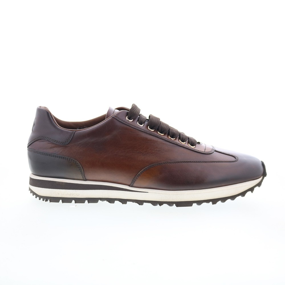 Di Bianco Trieste Deco SB307 Mens Brown Leather Lifestyle Sneakers Shoes 11.5