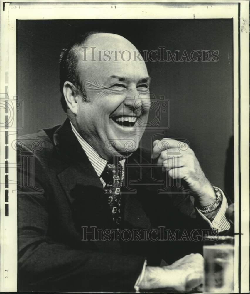 1973 Press Photo Defense Secretary Melvin Laird laughing - now17563