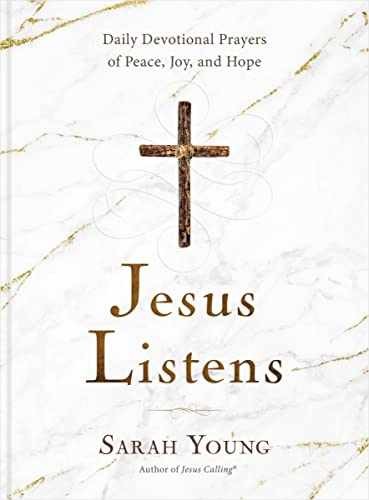 Jesus Listens: Daily Devotional - Hardcover, by Young Sarah - Very Good c