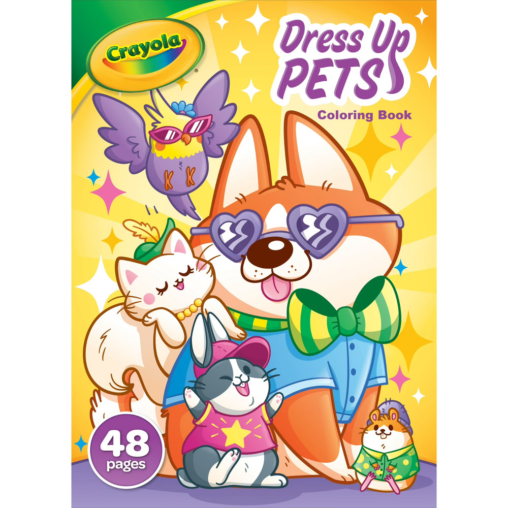 Crayola Dress Up Pets, 48 page Coloring Book
