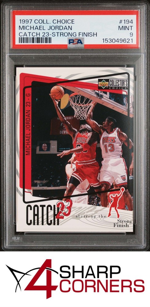 1997 Collector's Choice Catch 23 #194 Michael Jordan Hof Strong Finish Psa 94SC is now accepting consignments at just 5% on $1,000+