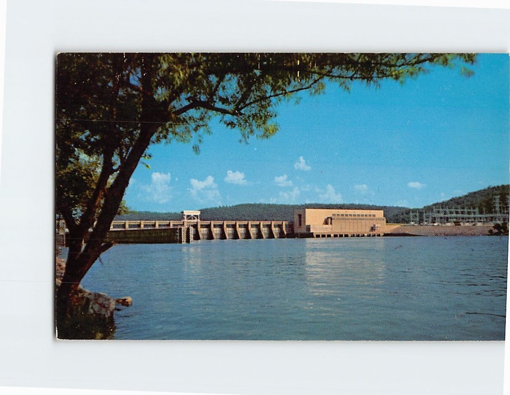 Postcard Guntersville Dam Guntersville Alabama USA