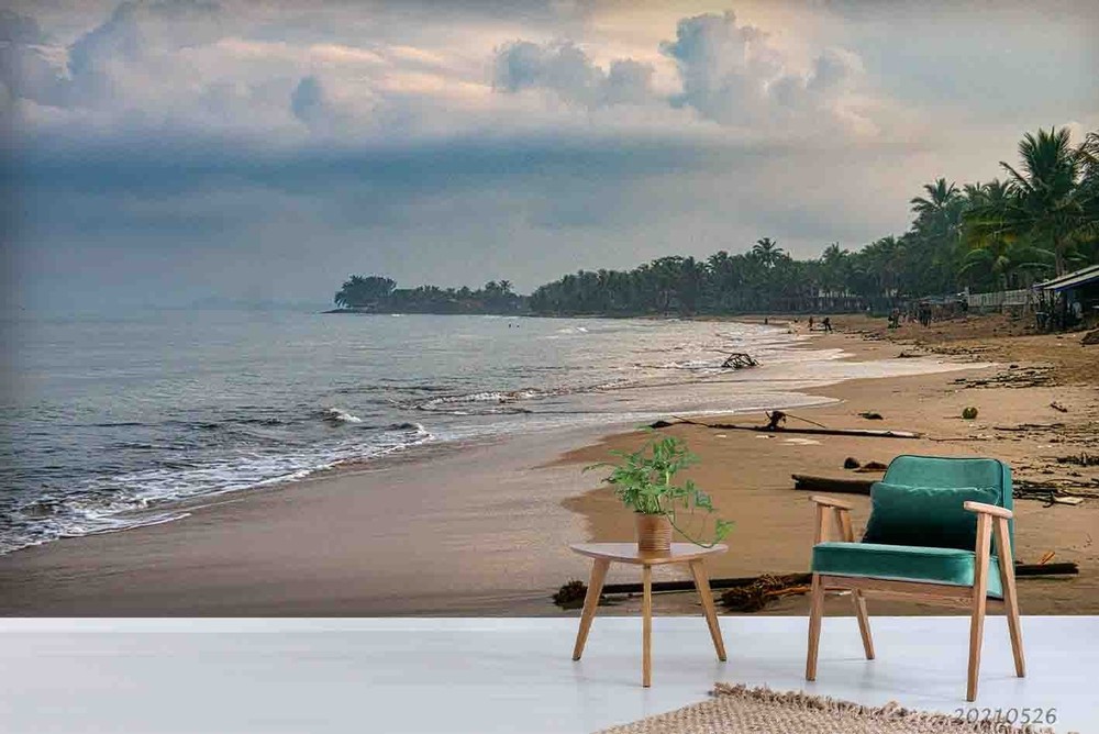 3D Sky Sea Beach Landscape Wall Murals Wallpaper Murals Wall Sticker