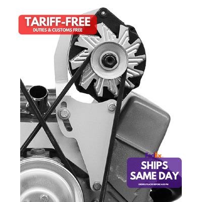 Alan Grove 200L Natural Steel SBC Short Pump Bracket Kit Driver Side High Mount