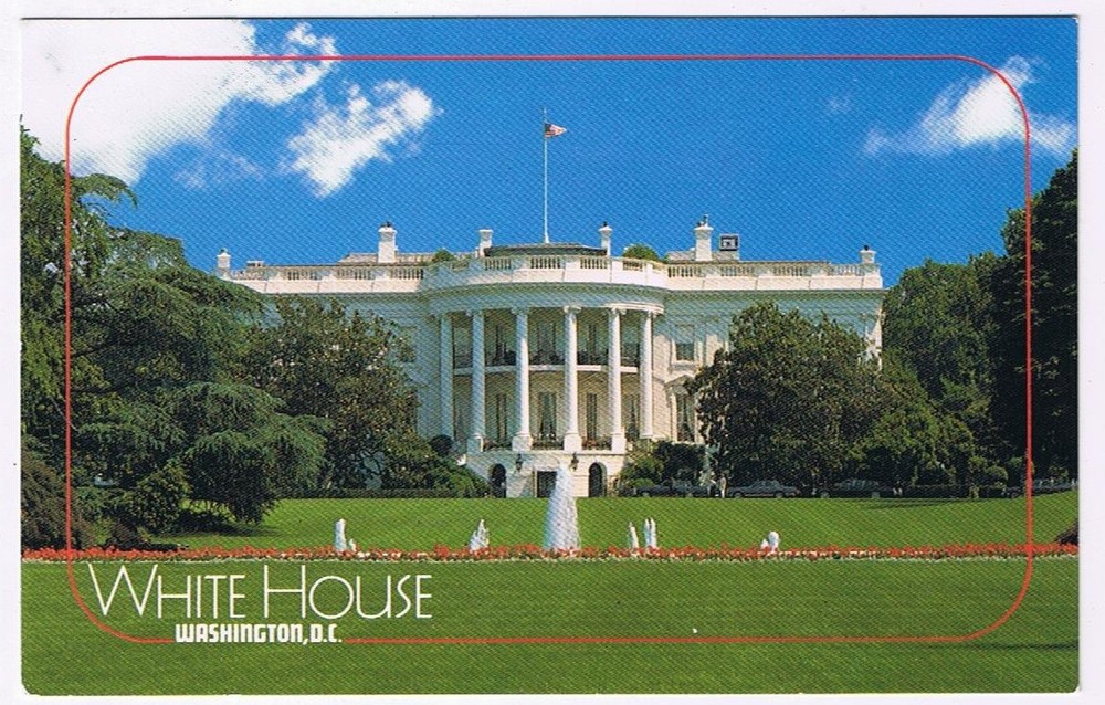Postcard The White House Washington DC