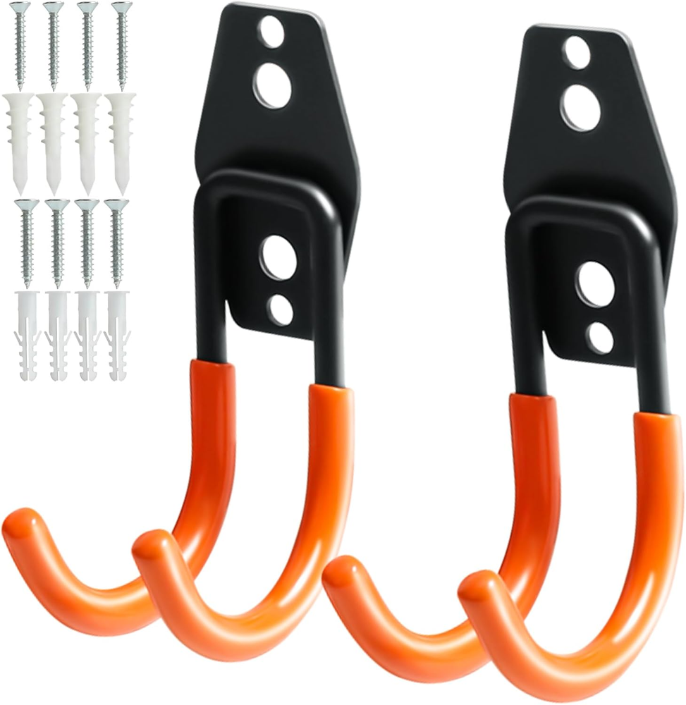 Heavy Duty Garage Hooks For Hanging 2 Pack Metal Garage Organization Hooks New