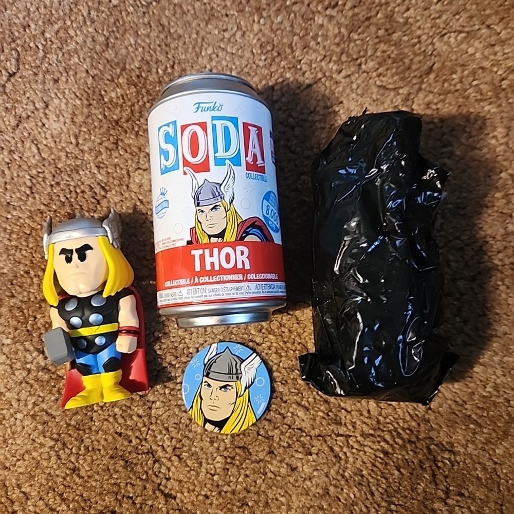 Funko Vinyl Soda Marvel Comics Thor 2021 Summer Convention Exclusive SDCC Common