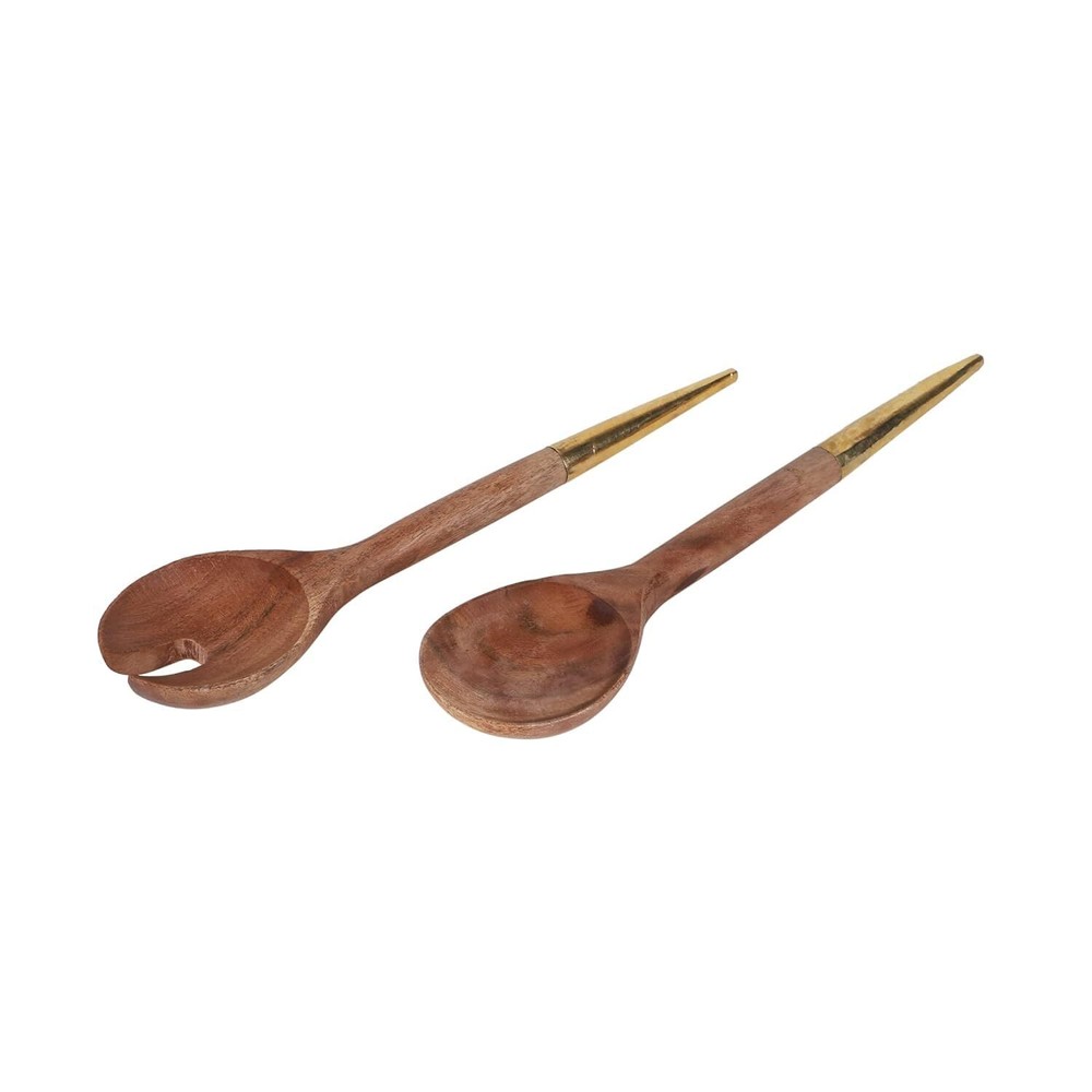 Handmade Salad Servers or Salad Tongs, Wooden Salad Serving Utensils for Serv...