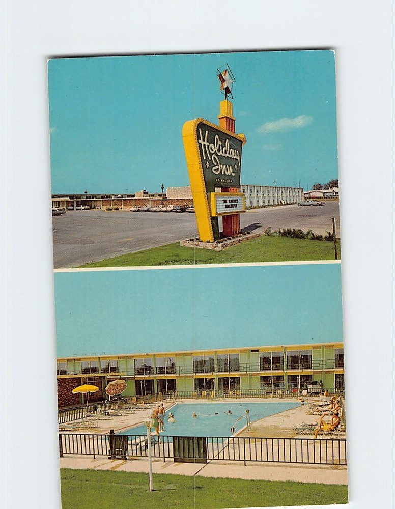 Postcard Holiday Inn Bloomington Illinois USA