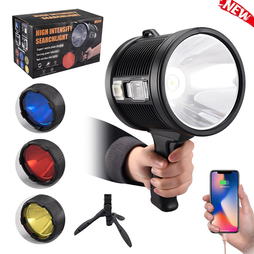 9000000LM Lamparas De Mano Recargables Linternas LED Alta Potencia Power Bank US