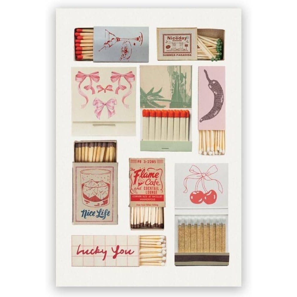 Matchbox Art Print Vintage Advertising Home Decor Wall Art Poster