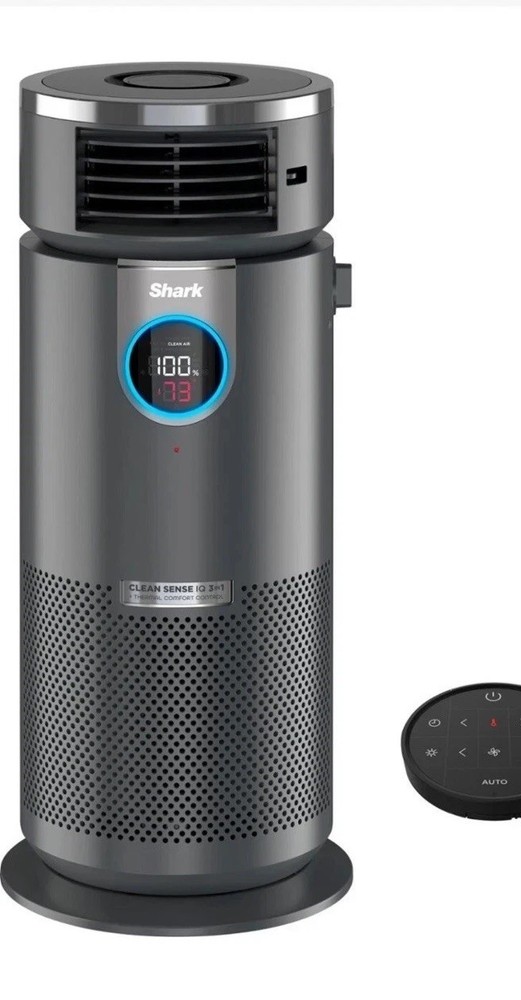 Shark 3-in-1 Air Purifier, Heater & Fan with NanoSeal HEPA, Cleansense IQ, Odor
