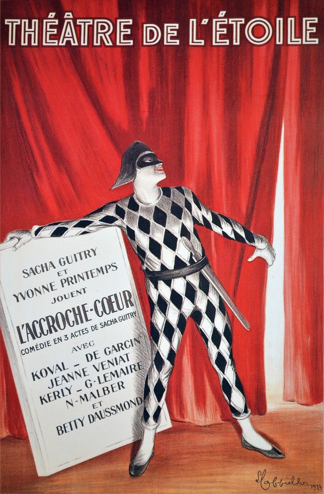 Theatre de L' Etoile performance Decor Poster. Home Graphic Art Design. 4078