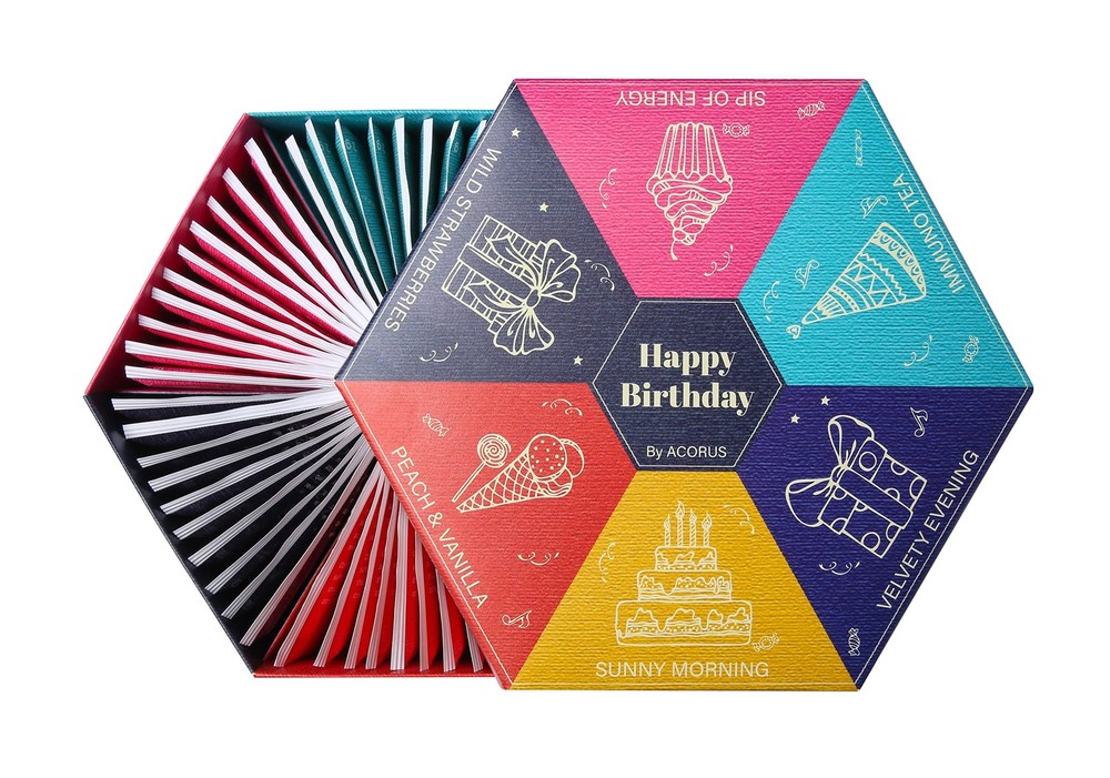 Acorus Happy Birthday Tea Gift Set - Assorted Tea Collection for Birthday Gifts