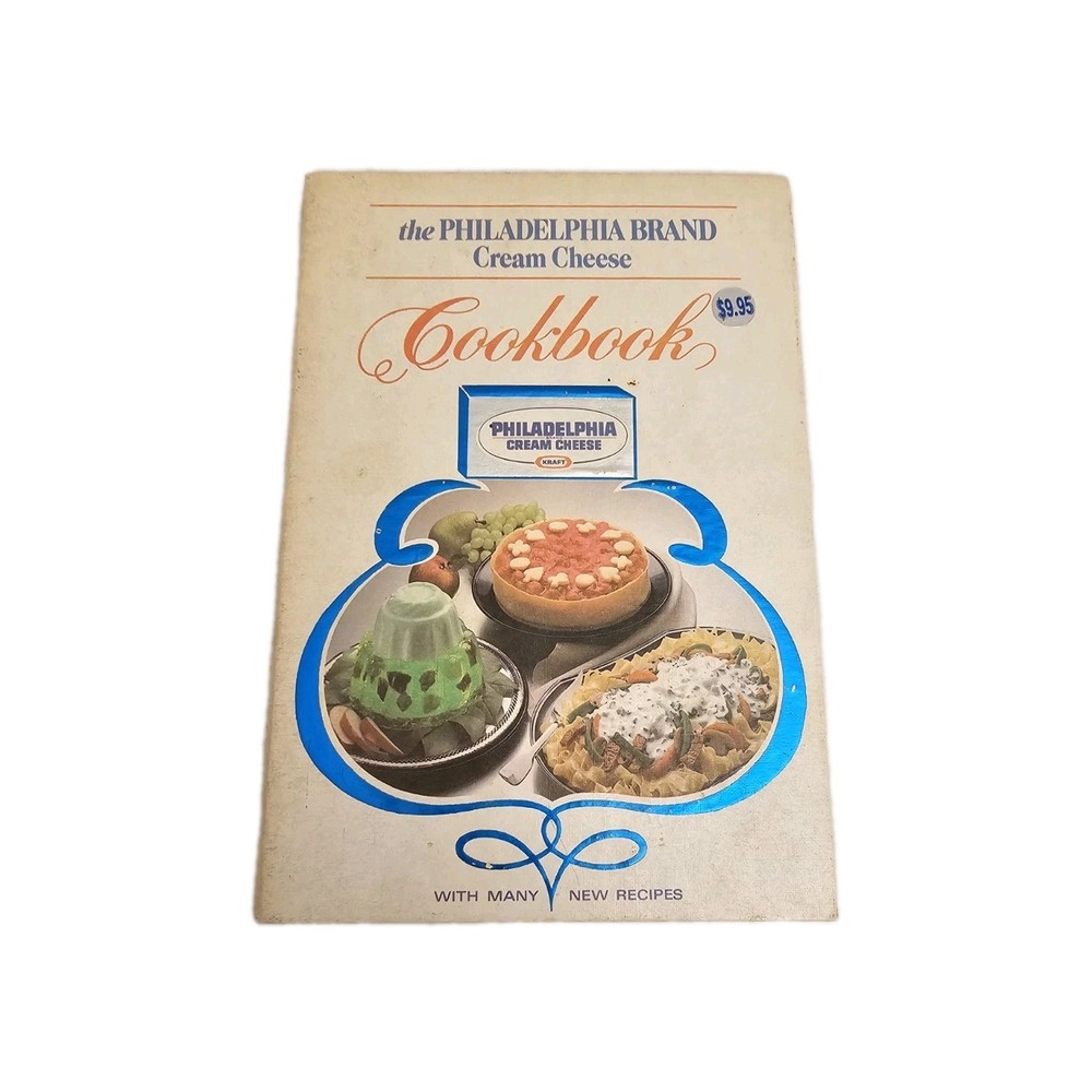 The Philadelphia Brand Cream Cheese Cookbook VINTAGE 1981 Illustr. Hardcover