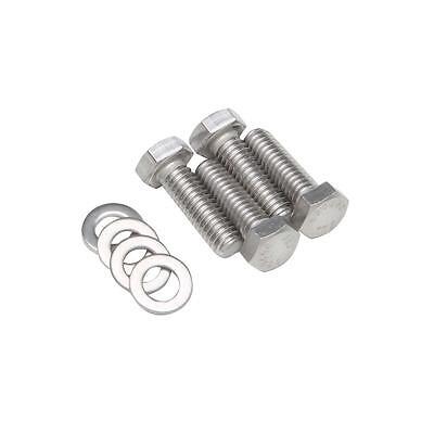 Trans-Dapt 9423, Set of 4 Chrome Steel Valve Cover Fasteners 5/Fits 16-18 In X 1
