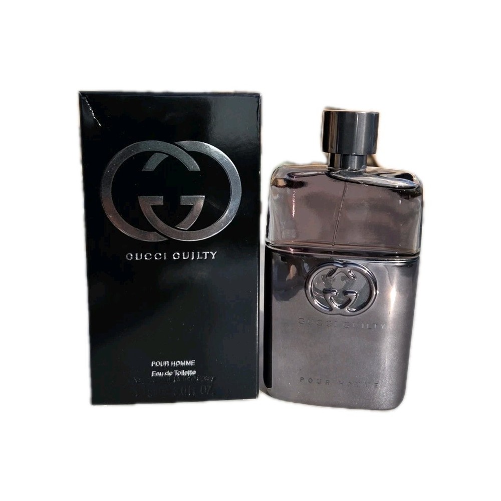 GUILTY Pour Homme by Gucci 3.0 / 3 oz 90 ml EDT Cologne for Men NEW IN BOX