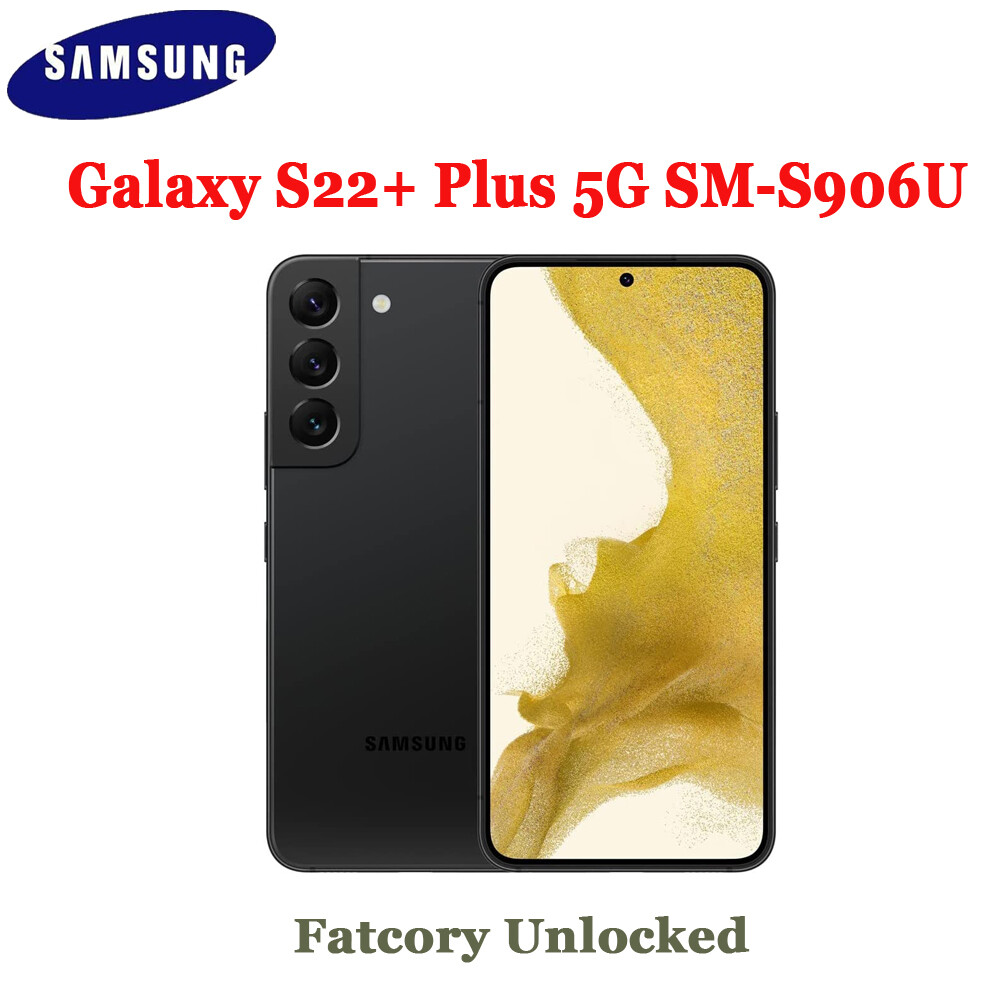 NEW SEALED Samsung Galaxy S22+ Plus 5G SM-S906U 128GB Factory Unlocked Phone US