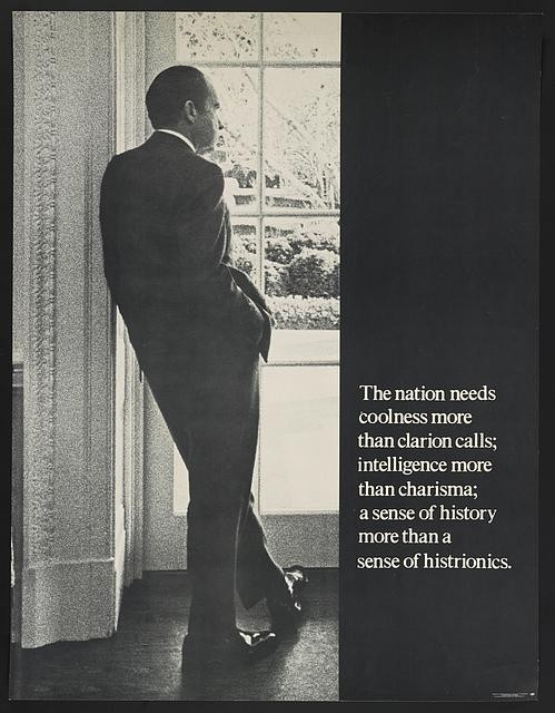 Photo:1972 Richard Nixon White House Portrait Political Quote Poster