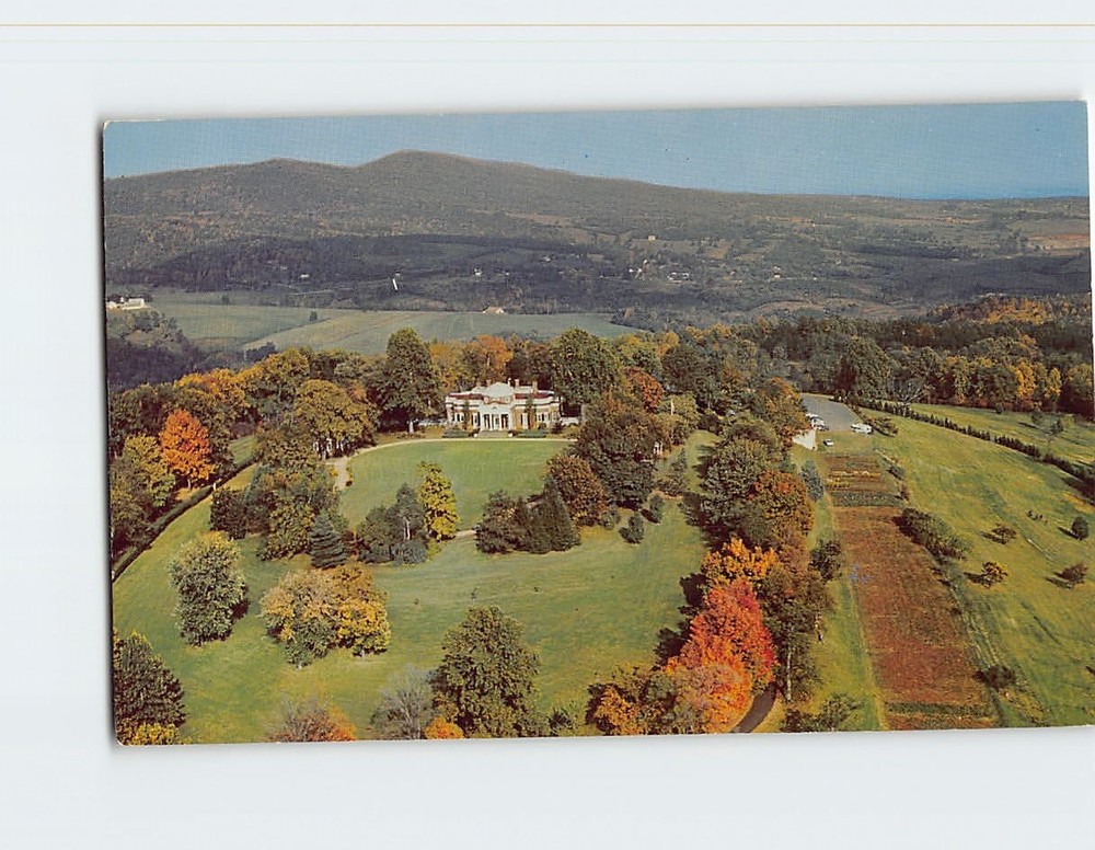 Postcard Monticello Home of Thomas Jefferson Charlottesville Virginia USA