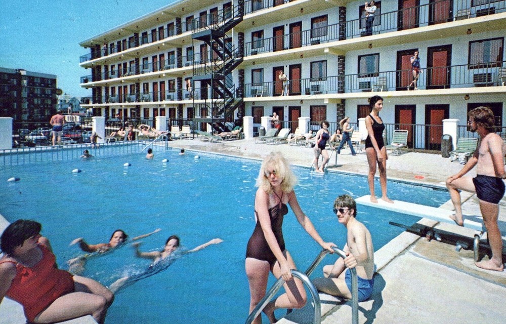 Kona Motor Inn Wildwood NJ New Jersey Postcard