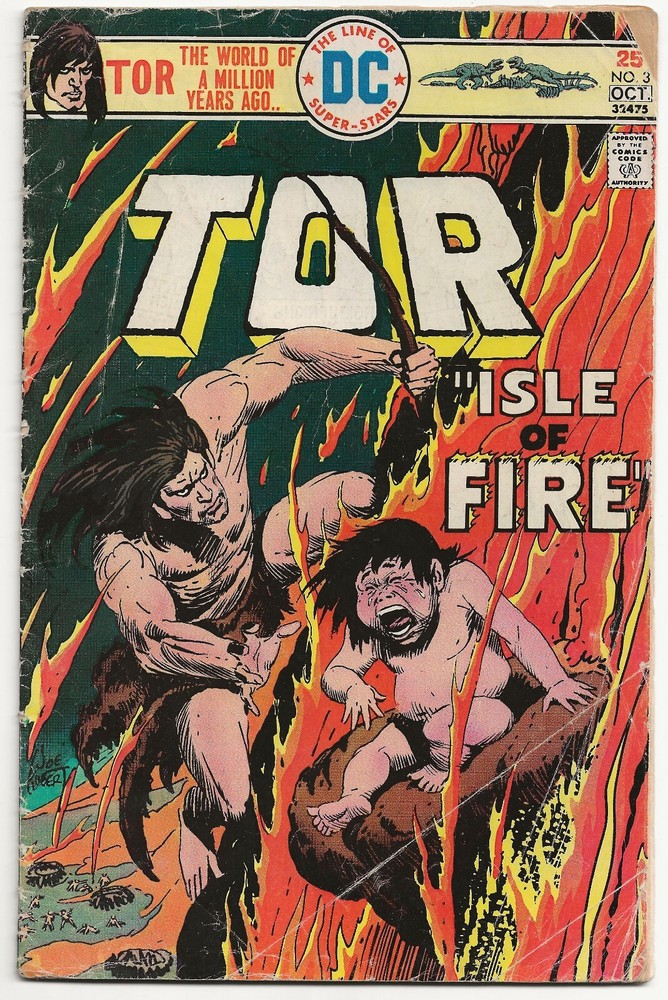 Tor (1975 Series) # 3 * GD- * DC * Joe Kubert