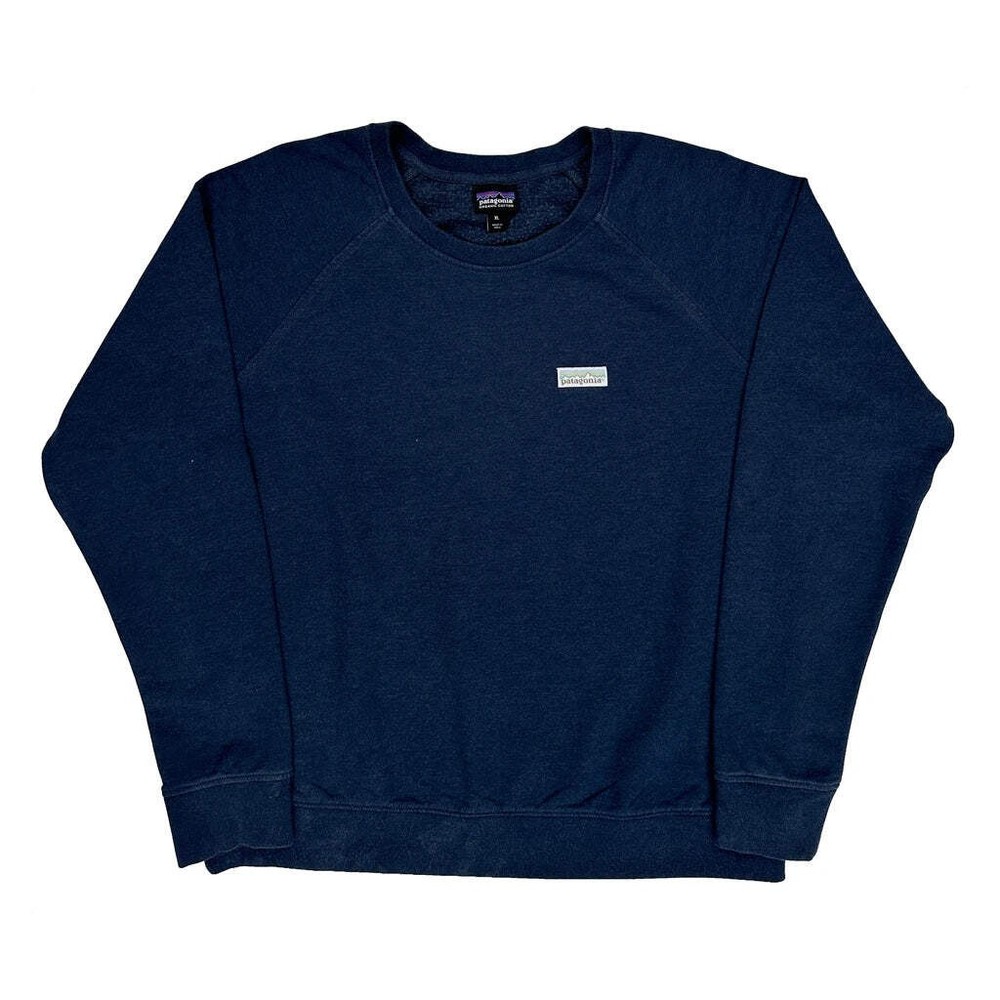 Patagonia Long Sleeve T-Shirt - XL Blue Cotton