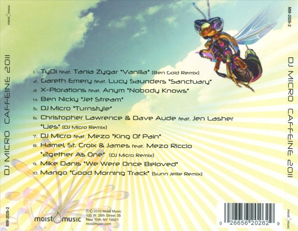 DJ MICRO CAFFEINE 2011 NEW CD