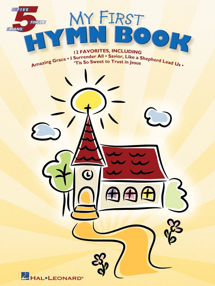 My First Hymn Book Five Finger Piano Easy Sheet Music 12 Christian Songs