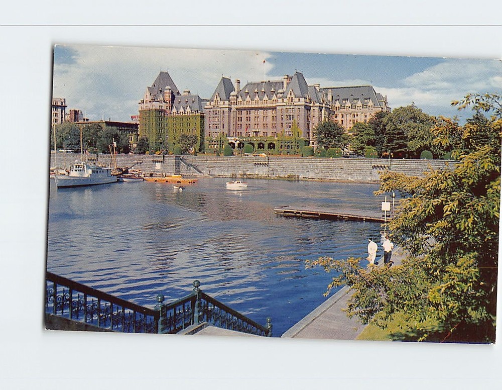 Postcard Empress Hotel Victoria BC Canada