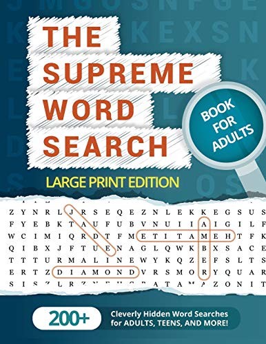 The Supreme Word Search Book for... by Word Search Puzzle G Paperback / softbackFREE US DELIVERY | ISBN: 1951025105 | Quality Books